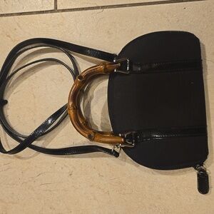 Gucci mini bamboo handle wallet/ crossbody